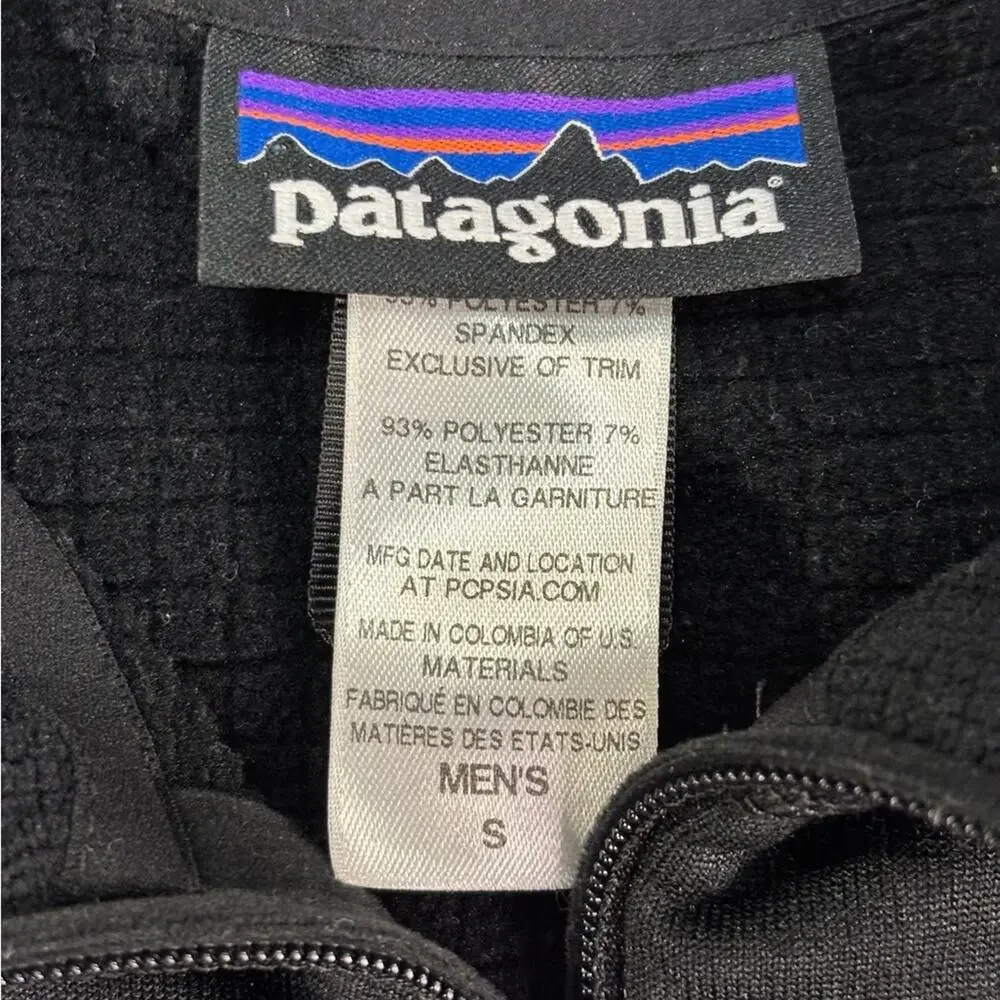 Patagonia Black Gorpcore Men's Polartec Power Dry Pullover Size Small